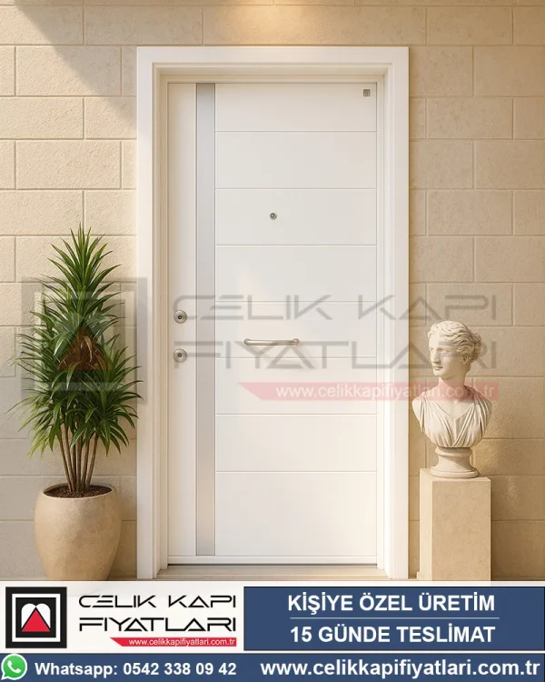 Castle-beyaz-celik-kapi