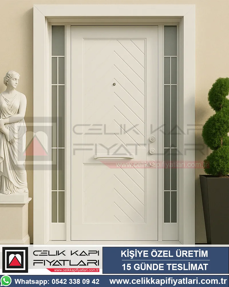New-Maze-Beyaz-Villa-Kapisi-Celik-Dis-Kapi New-Maze-Beyaz-Villa-Kapisi-Celik-Dis-Kapi