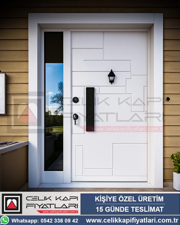 Oslo-Villa-Kapisi-Beyaz-Celik-Kapi