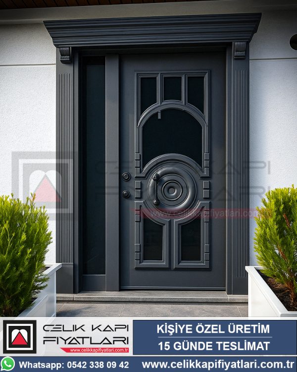 Tenesse-Villa-Kapisi-Antrasit-Celik-Kapi Tenesse-Villa-Kapisi-Antrasit-Celik-Kapi